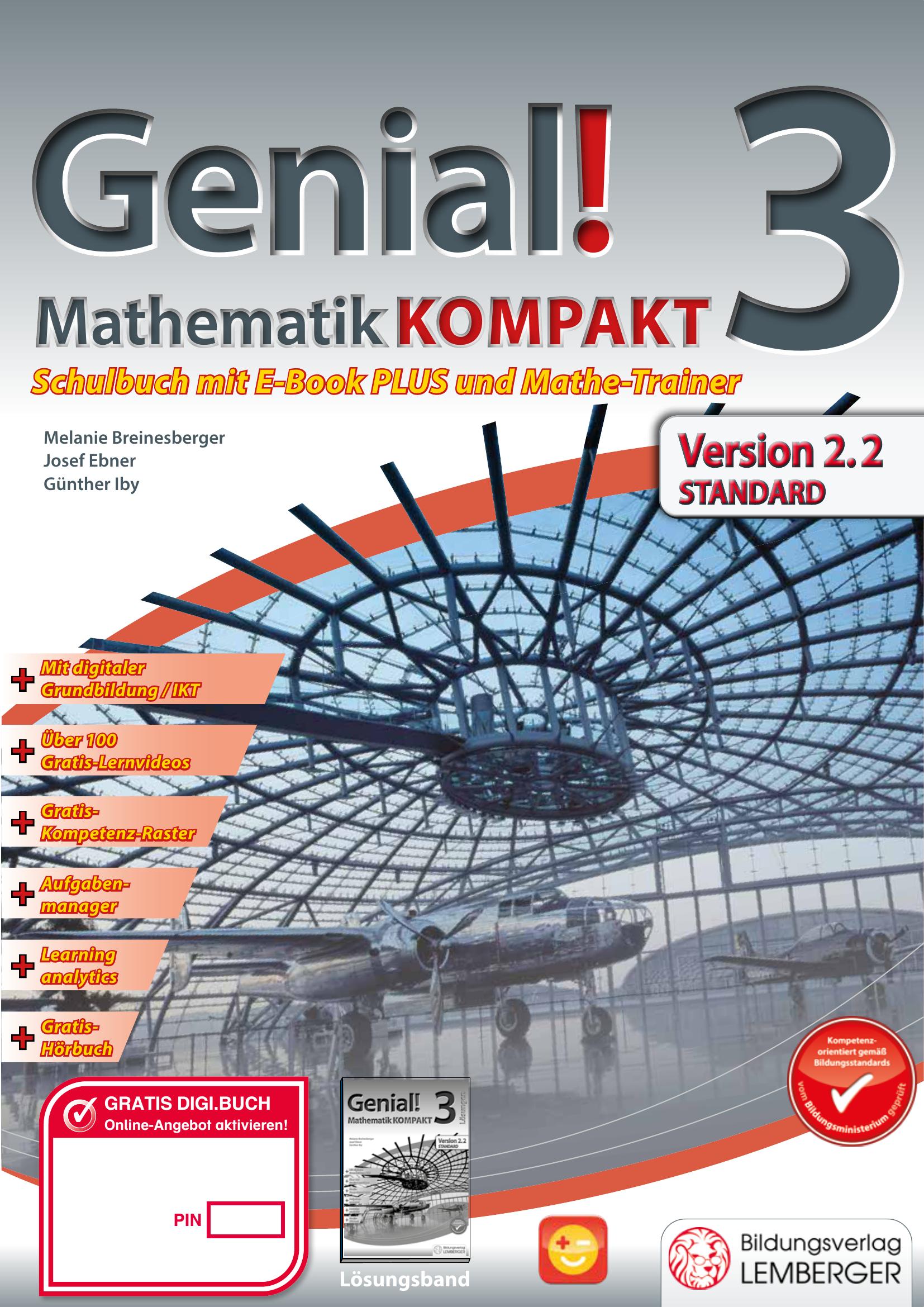 Genial! Mathematik Kompakt 3 IKT v2.2 PLUS-Lizenz mit Genial! Mathe-Trainer