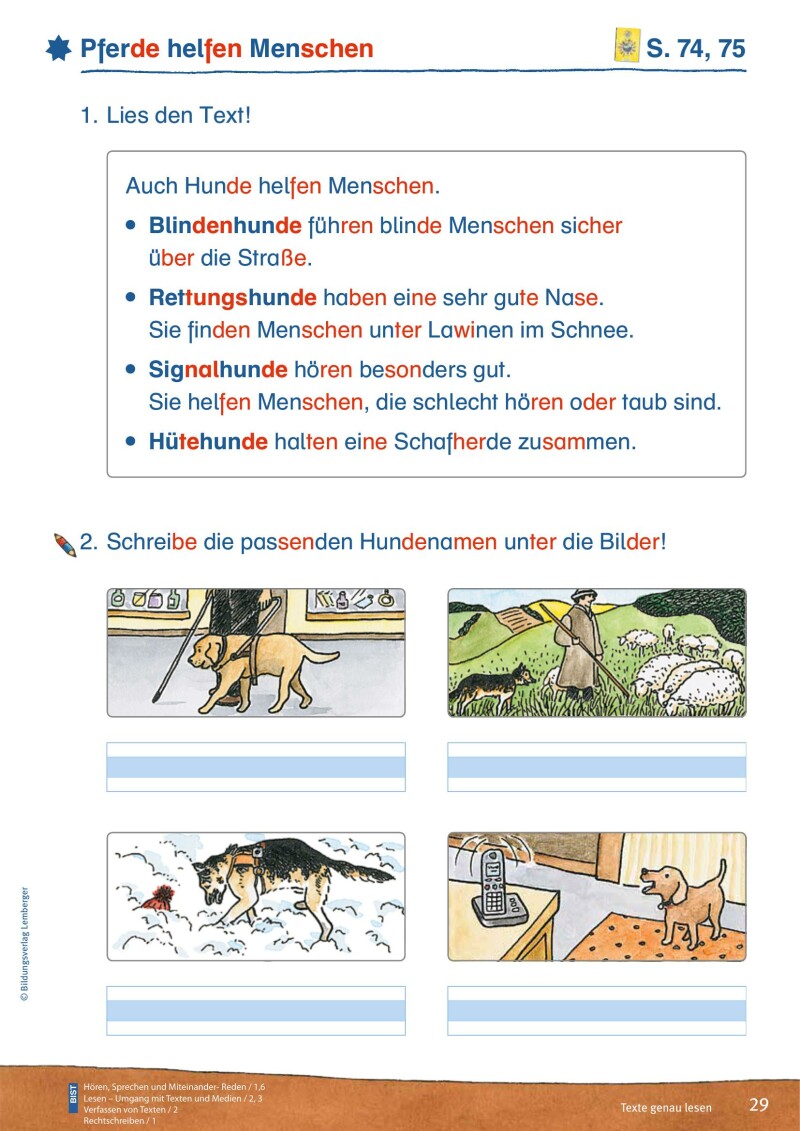 ABC der Tiere 2 - Schulbuch Kompaktausgabe: Lesebuch - Arbeitsheft
