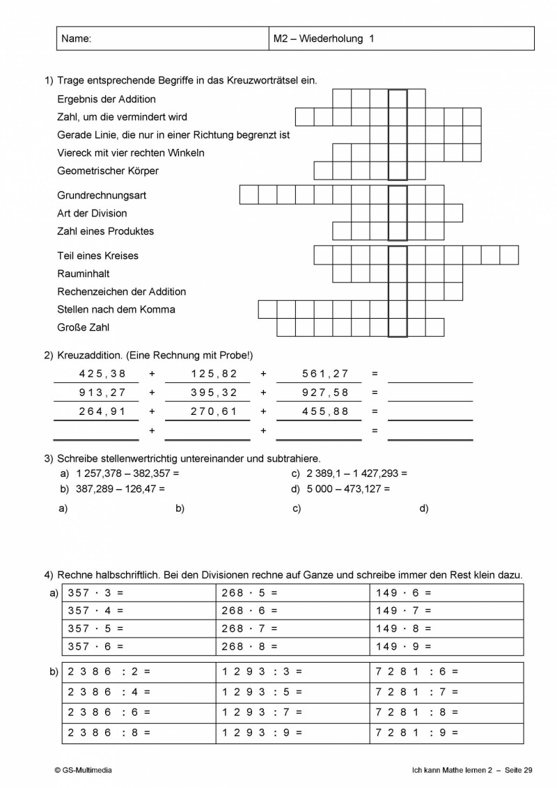 Ich kann Mathe lernen 2 - Schulbuch