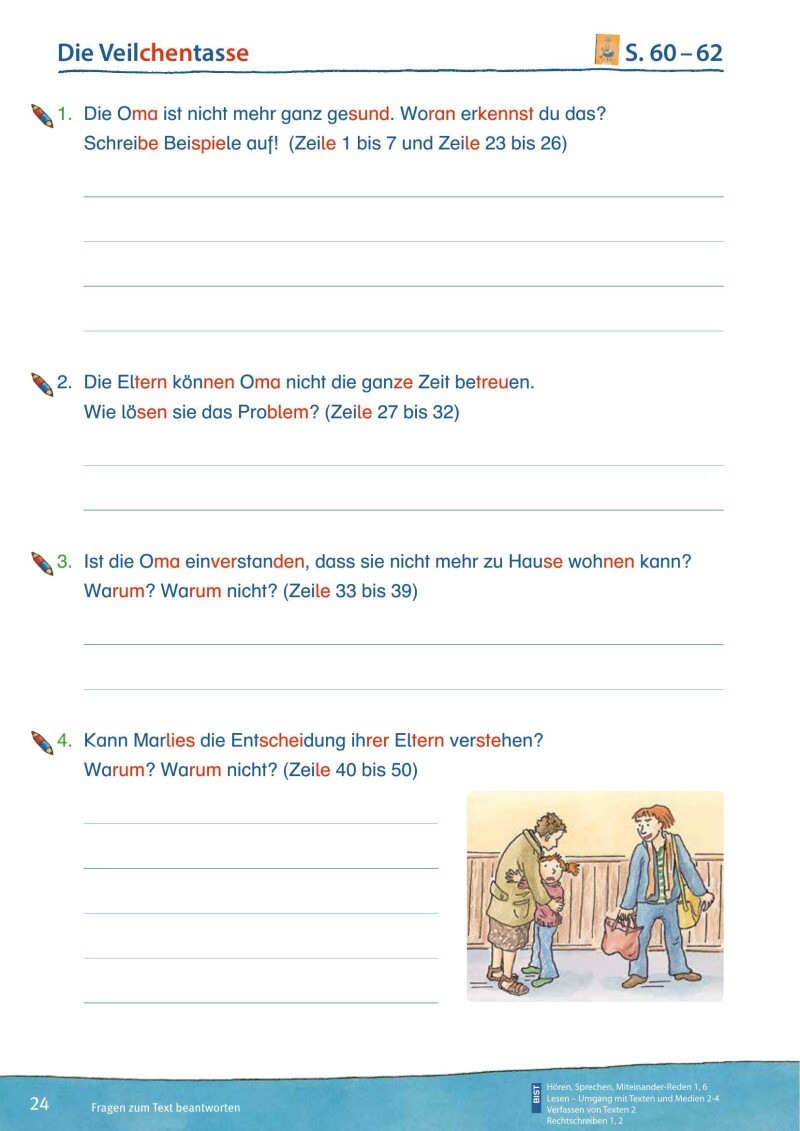 ABC der Tiere 4 - Arbeitsheft Lesebuch - Kompaktausgabe