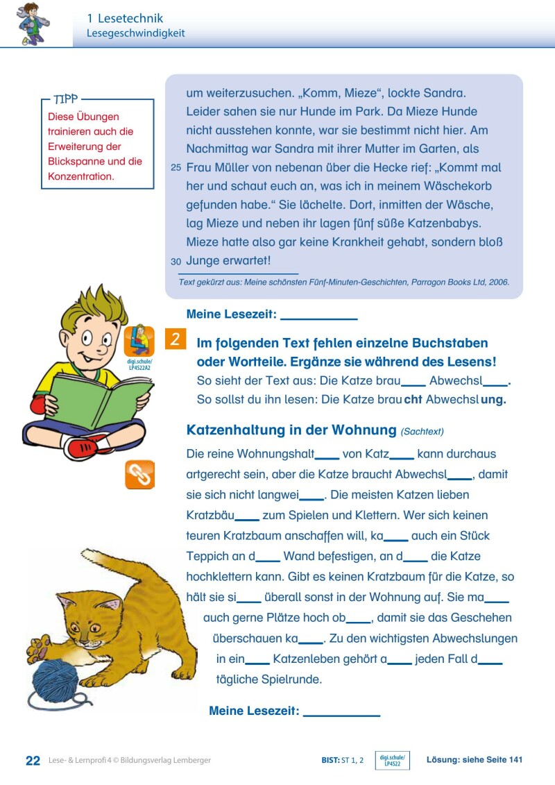 Lese- und Lernprofi 4 v3.1 / Schulbuch