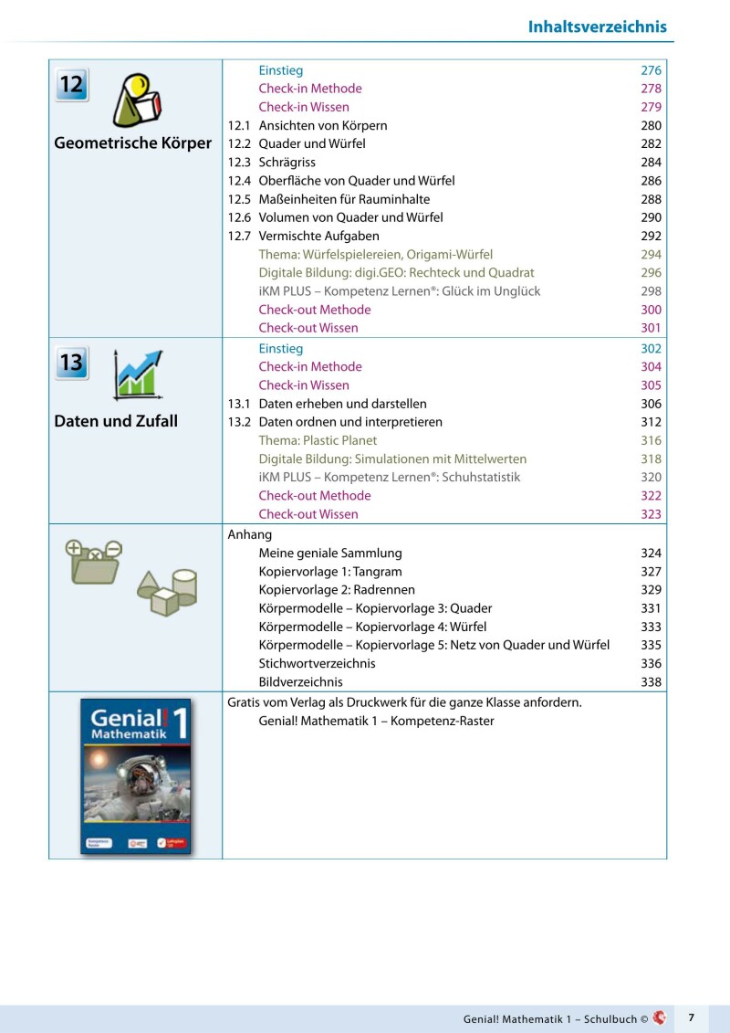 Genial! Mathematik 1 – Schulbuch IKT LP‘23 v.1.3