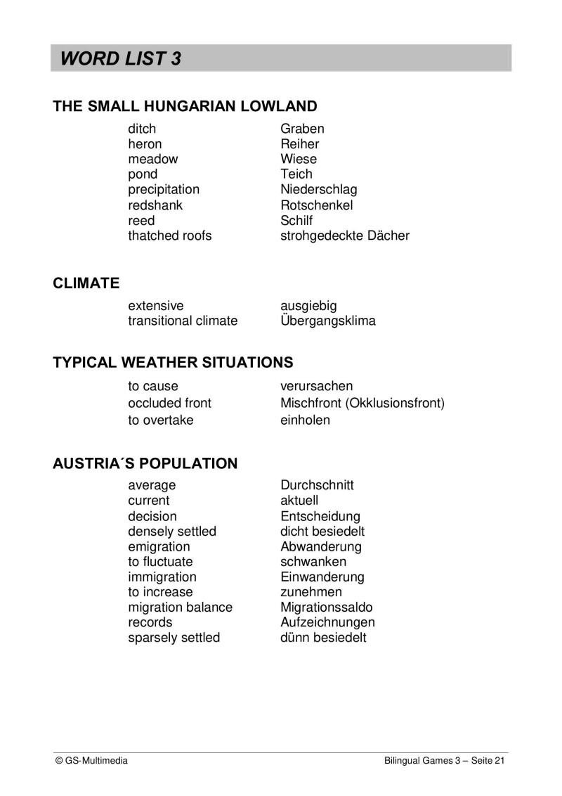 Bilingual Games – 3