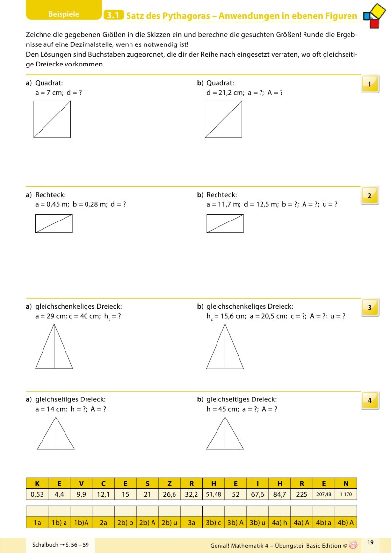 Genial! Mathematik 4 IKT – Übungsteil Basic Edition v3.3