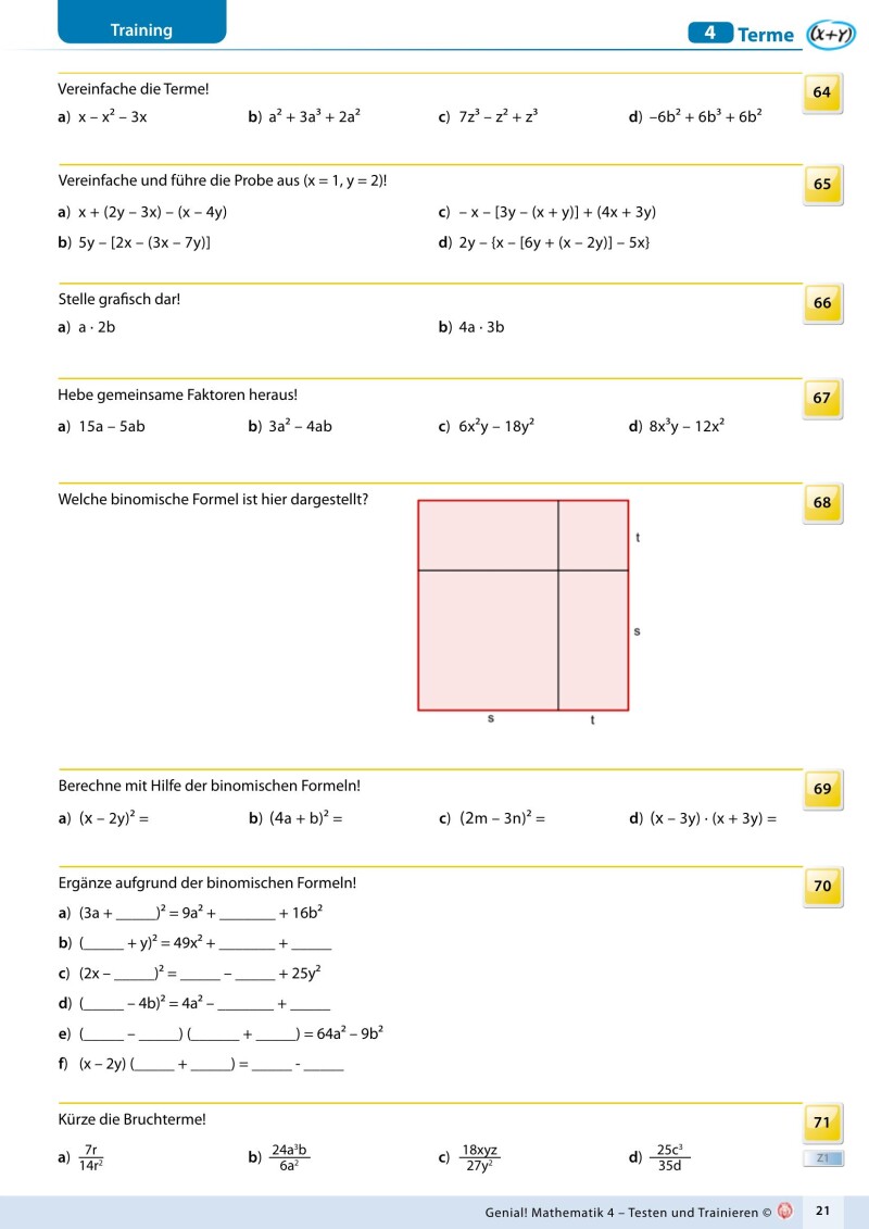 Genial! Mathematik 4 – Testen und Trainieren_LP’23