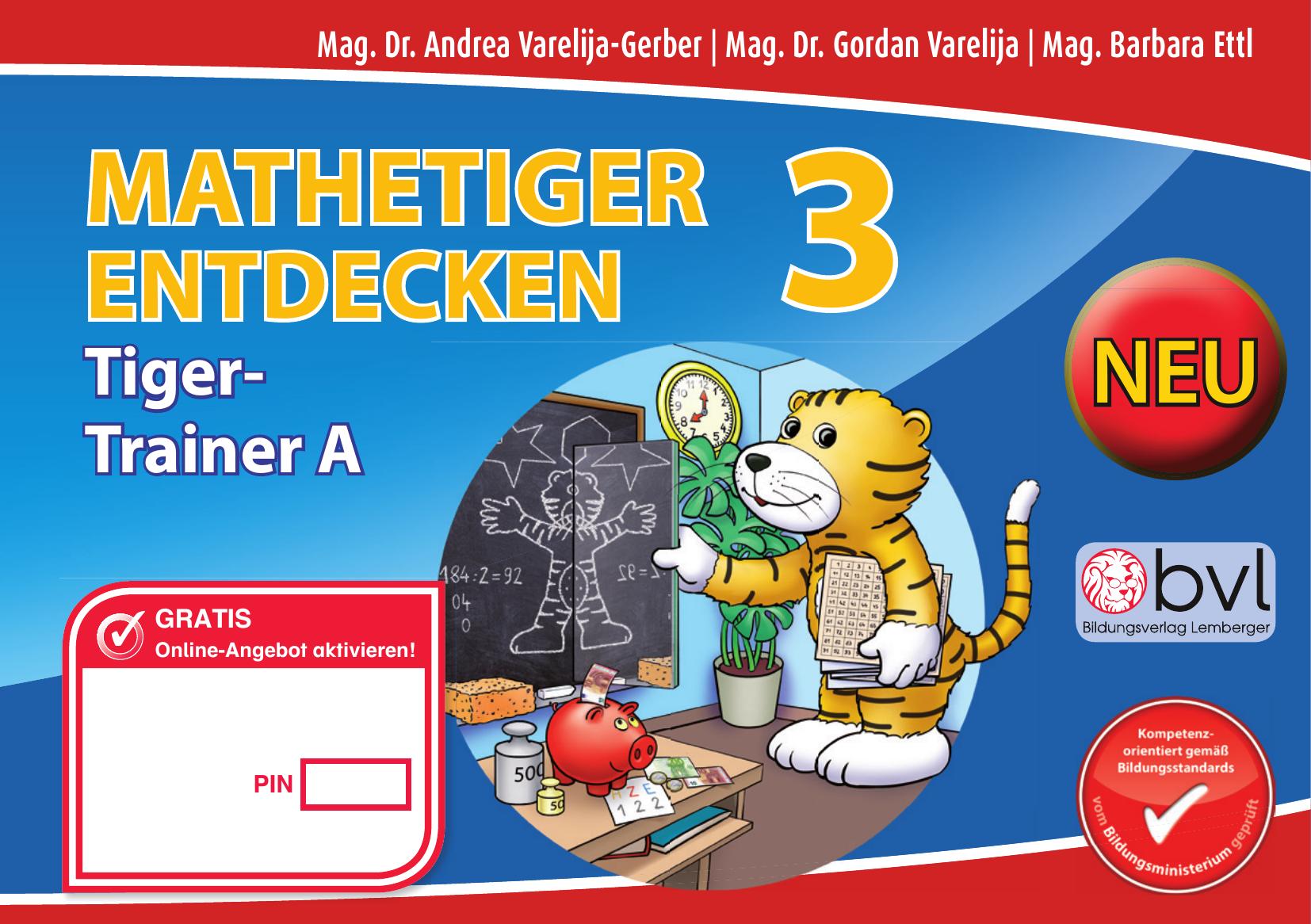 Mathetiger 3 - Schulbuch Tigertrainer (2-teilig)