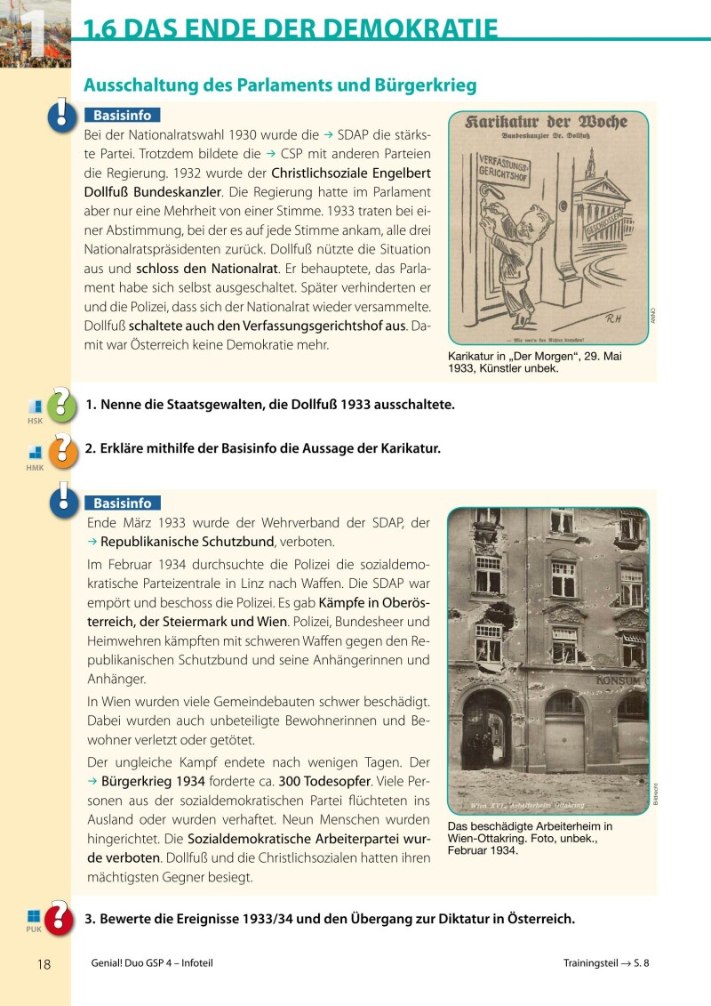 Genial! DUO Geschichte 4 - Info-Teil