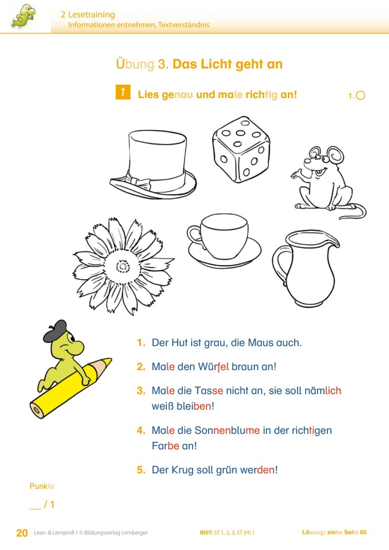 Lese- und Lernprofi 1 - Schulbuch: Silbierte Ausgabe_Version 3.1