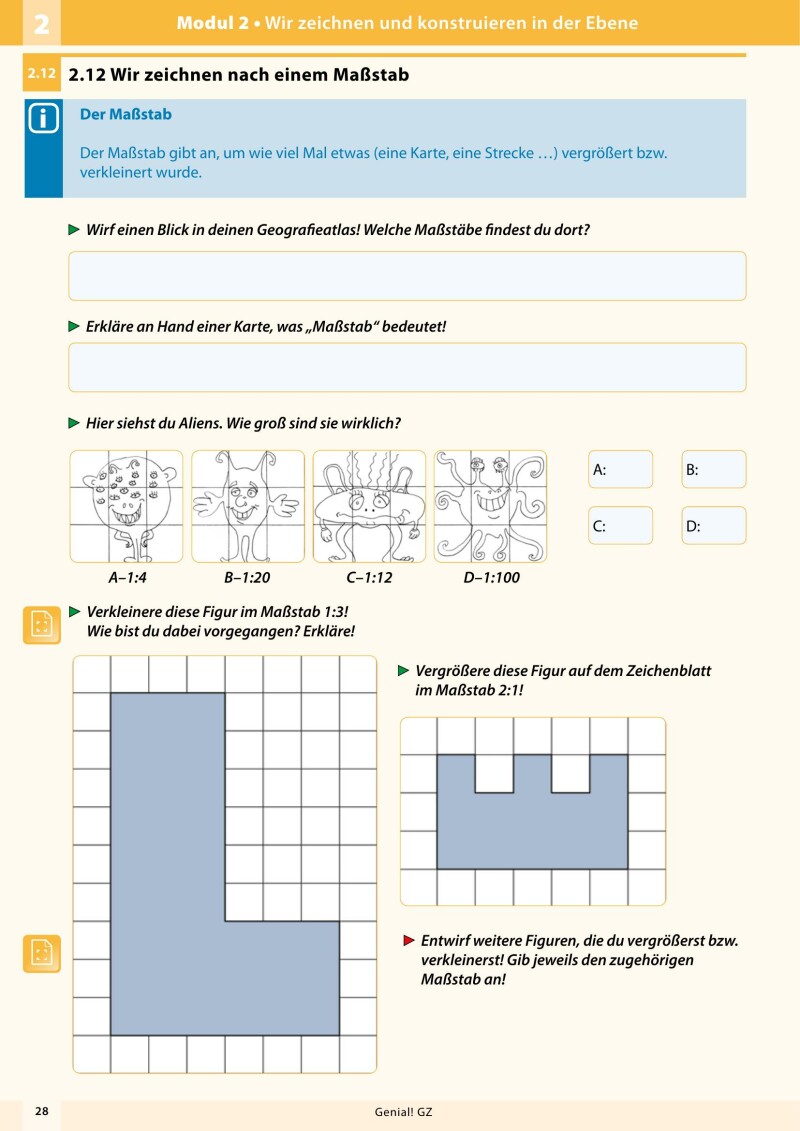 Genial! Geometrisches Zeichnen 3-4 / Schulbuch v2.1