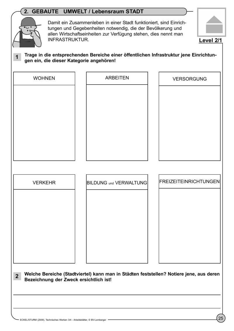 Technisches Werken 3/4 - Arbeitsblätter - Schulbuch