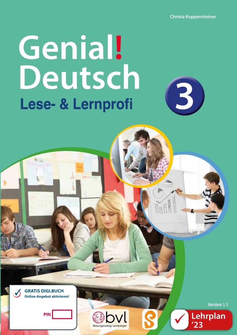 Genial! Deutsch 3 – Lese- und Lernprofi IKT LP’23 v.1.1 / Schulbuch