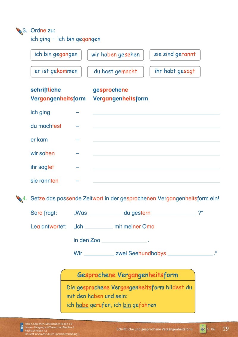 ABC der Tiere 3 - Schulbuch Kompaktausgabe: Spracharbeitsheft B (2. Semester)