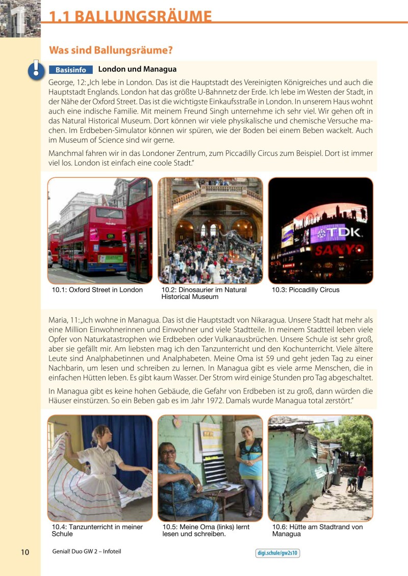 Genial! DUO Geographie/Wirtschaftskunde 2 - Info-Teil