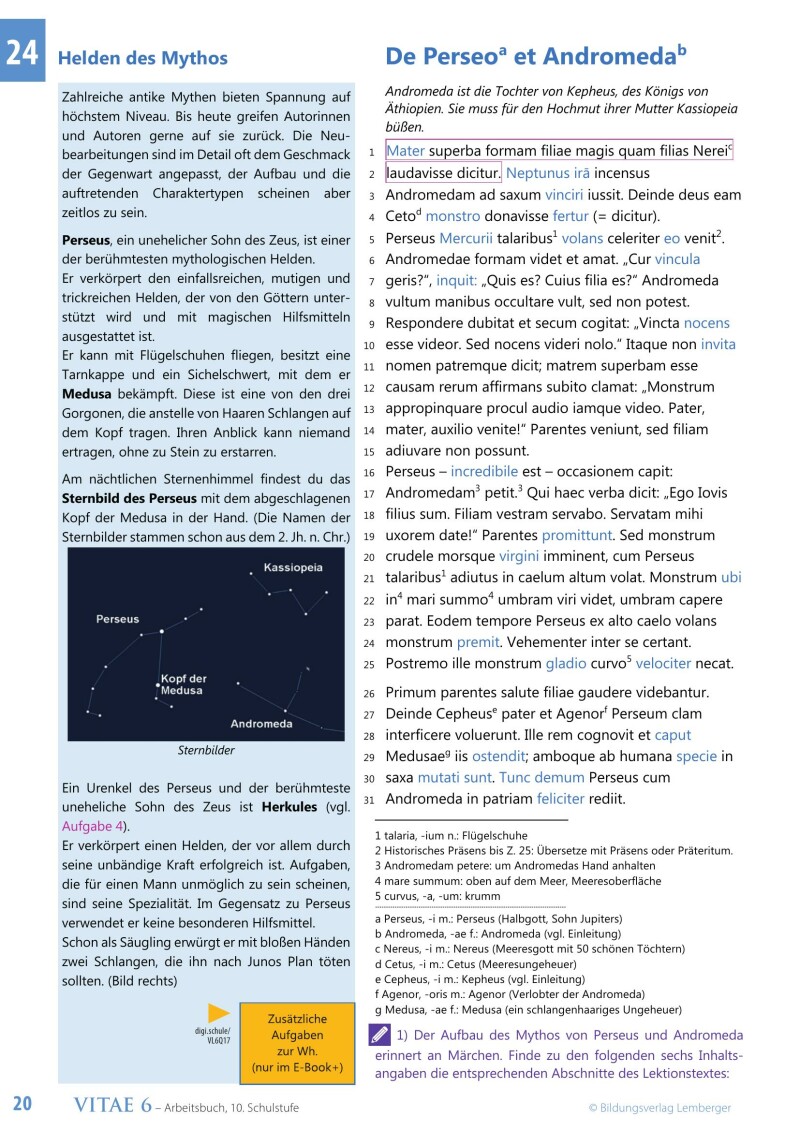 Vitae 6 / Schulbuch für die 6. Klasse Kurzlatein v1.1
