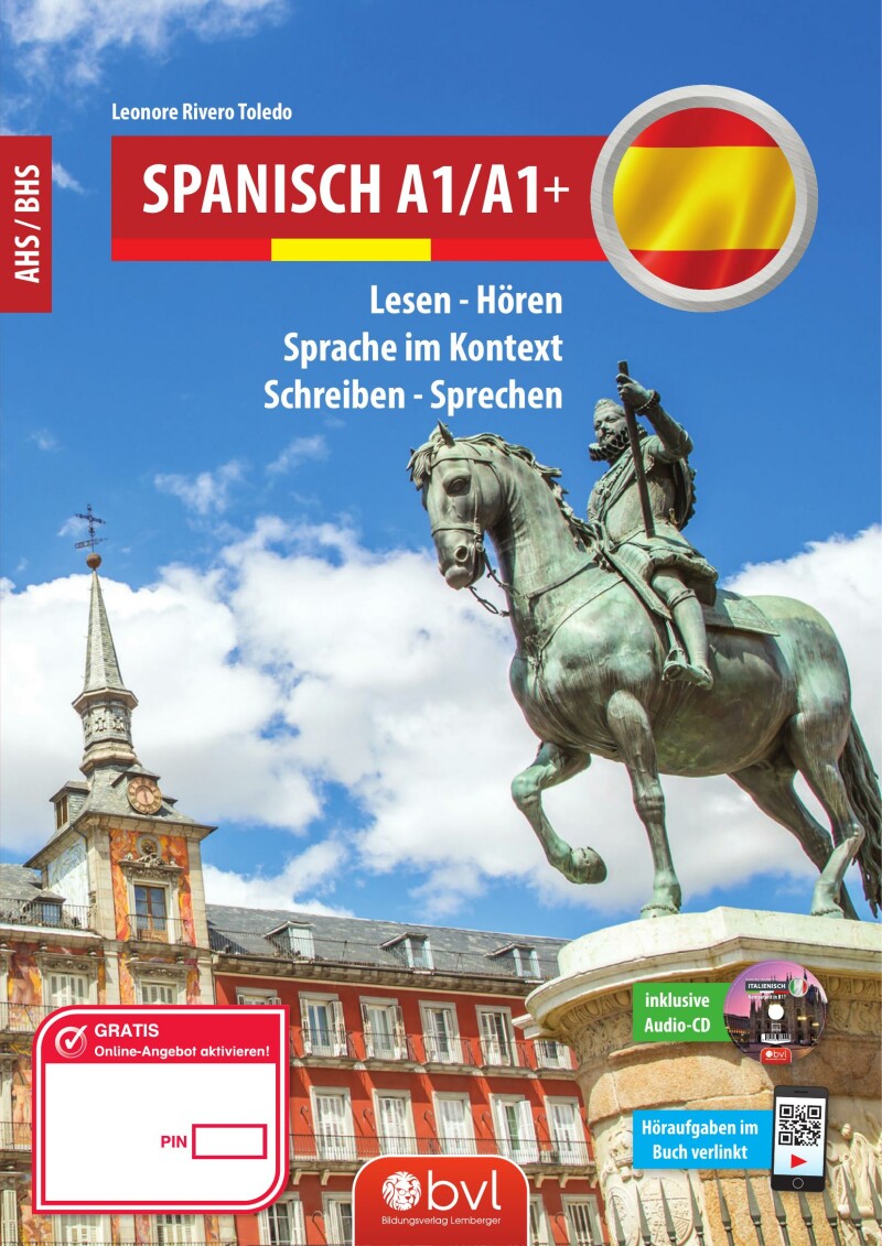 Spanisch A1/A1+ Hören-Lesen _Übungsbuch inkl. Audio-CD