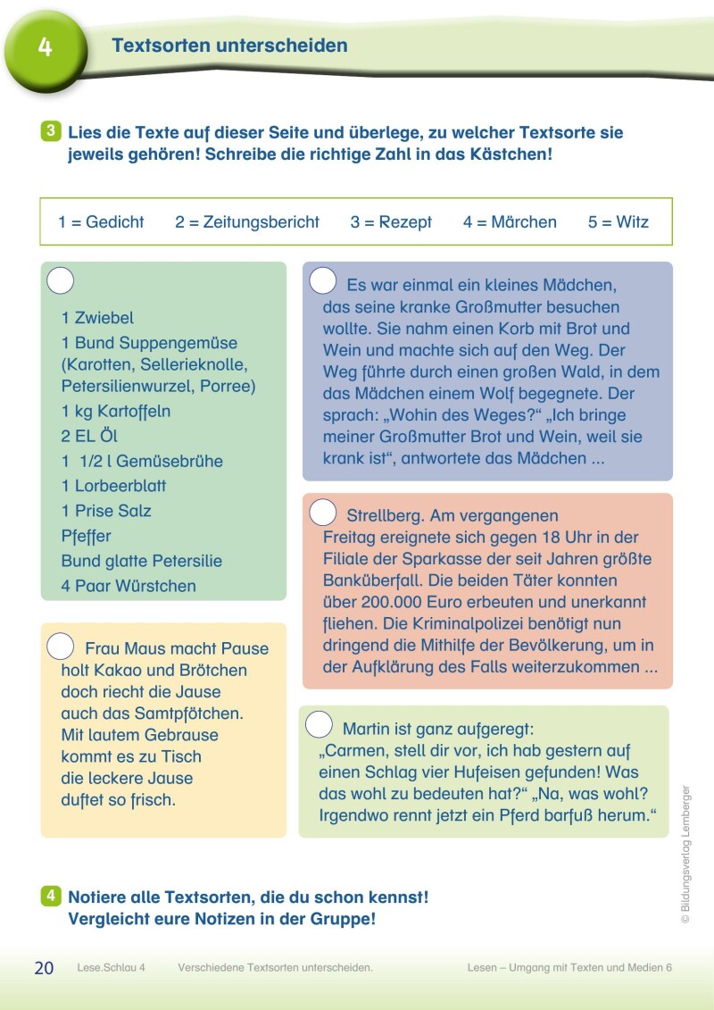 Lese.Schlau 4 - Lesebuch NEU