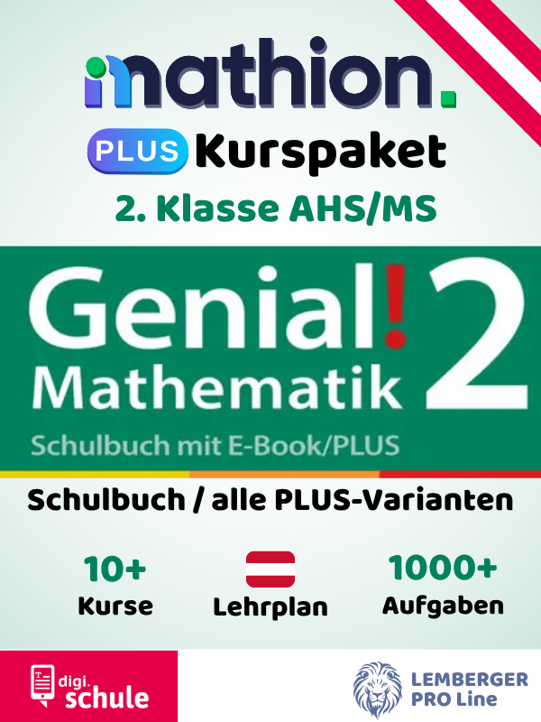 Mathion 2. Klasse AHS/MS – Genial! Mathematik 2