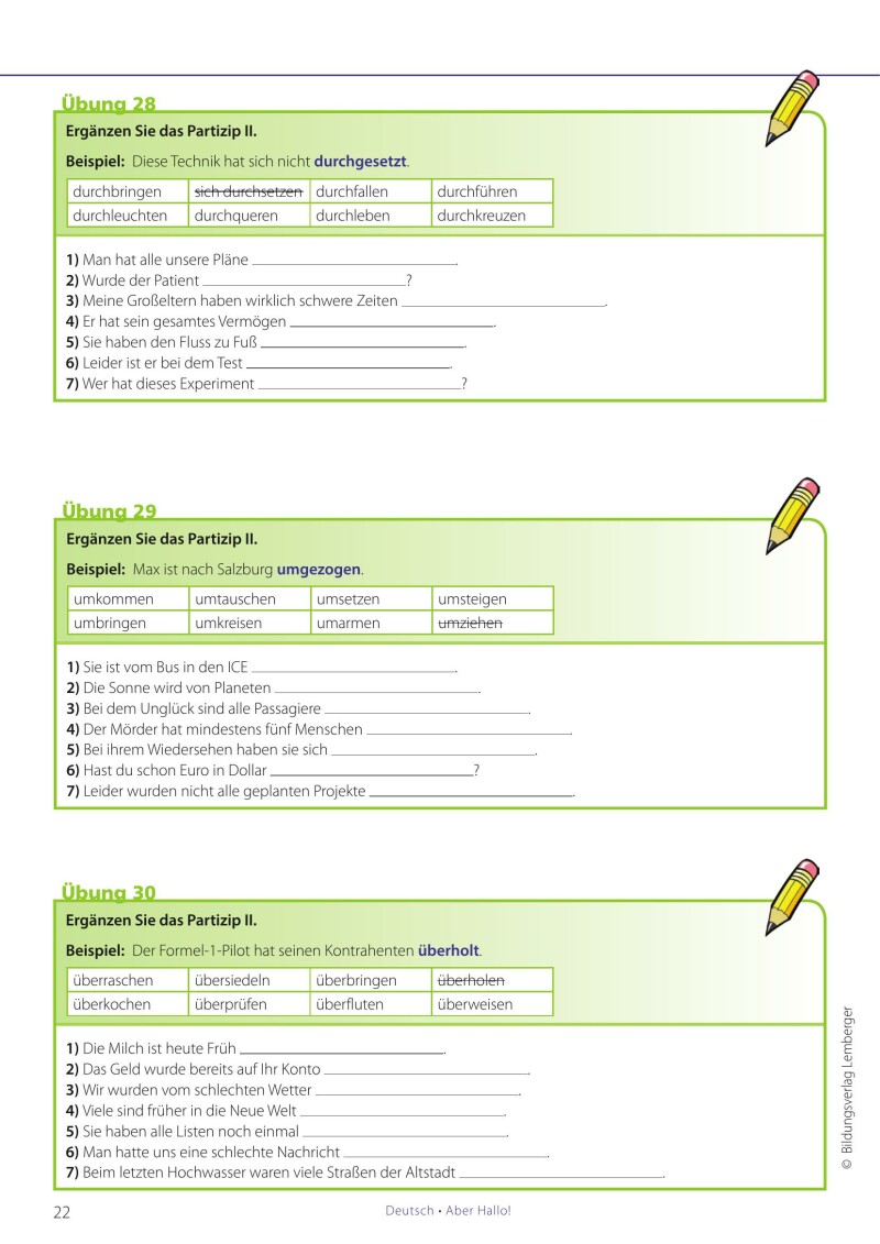 Deutsch - ABER HALLO! Grammatikübungen Oberstufe - Ausgabe für Österreich