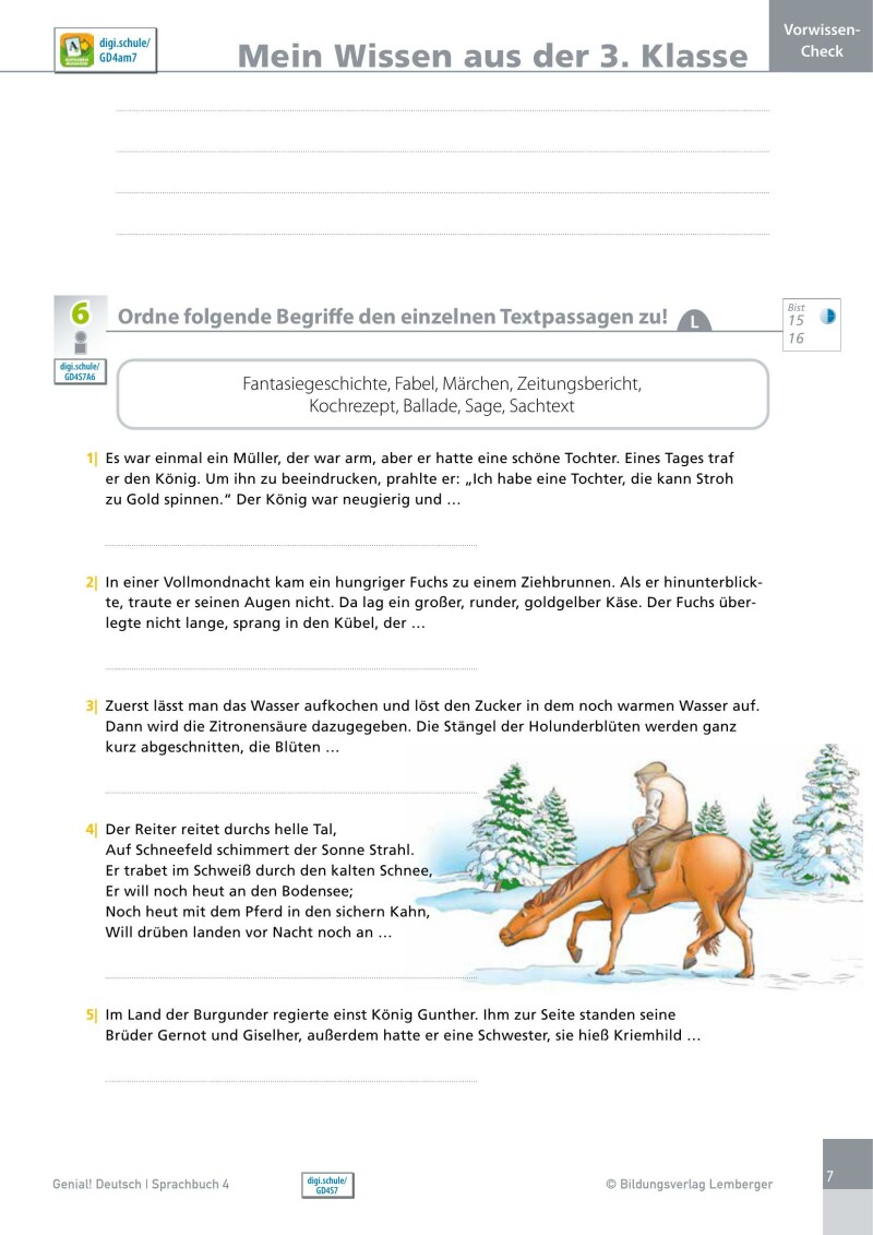Genial! Deutsch 4 - eSquirrel Klassenlizenz