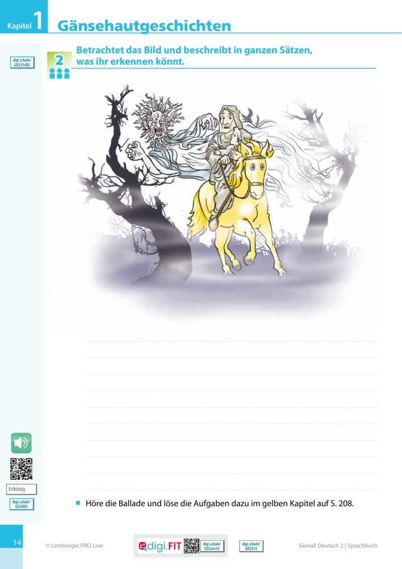 Genial! Deutsch 2 – Sprachbuch IKT LP’23 v.1.2 / Schulbuch PLUS Lizenz
