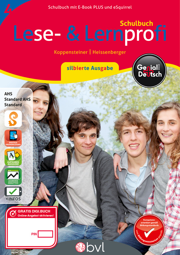 Genial! Deutsch 4 - Lese- und Lernprofi IKT NEU: Schulbuch silbierte Ausgabe