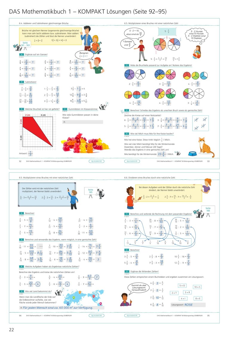 DAS Mathematikbuch 1 - KOMPAKT: Grundkompetenzen-Training - Lösungen