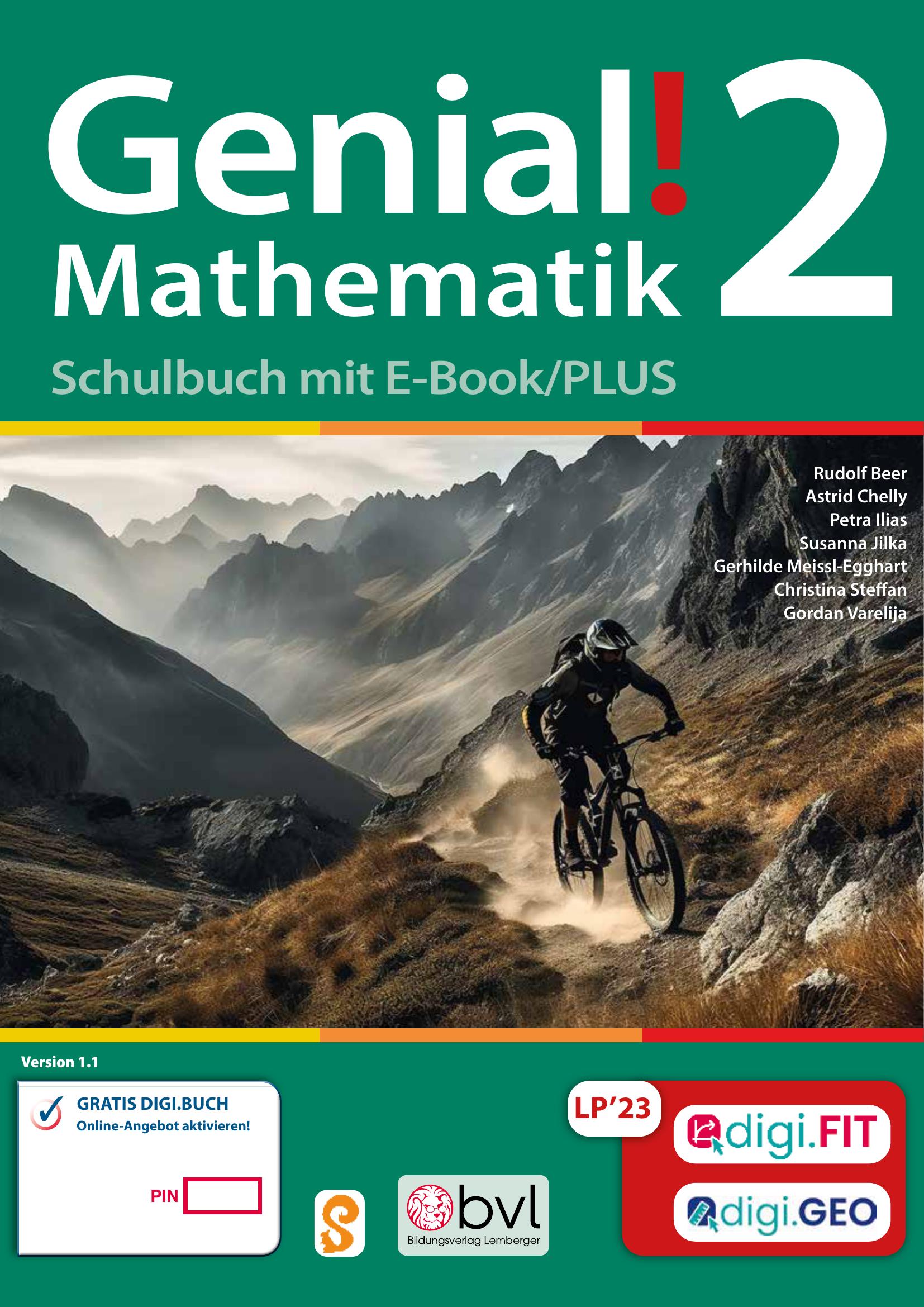 Genial! Mathematik 2 – Schulbuch IKT LP‘23 v.1.1