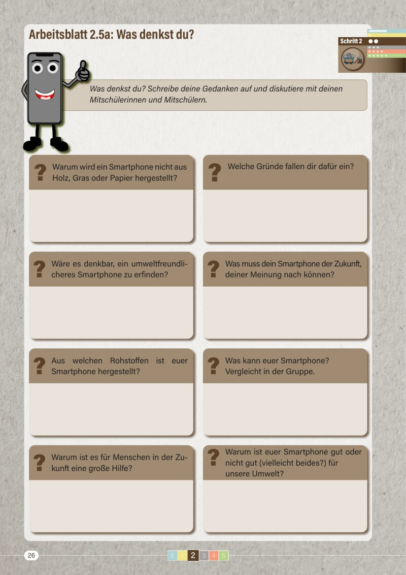 ÖHA! "Was hat mein Smartphone mit Umweltschutz zu tun?" Arbeitsbuch für die Volksschule