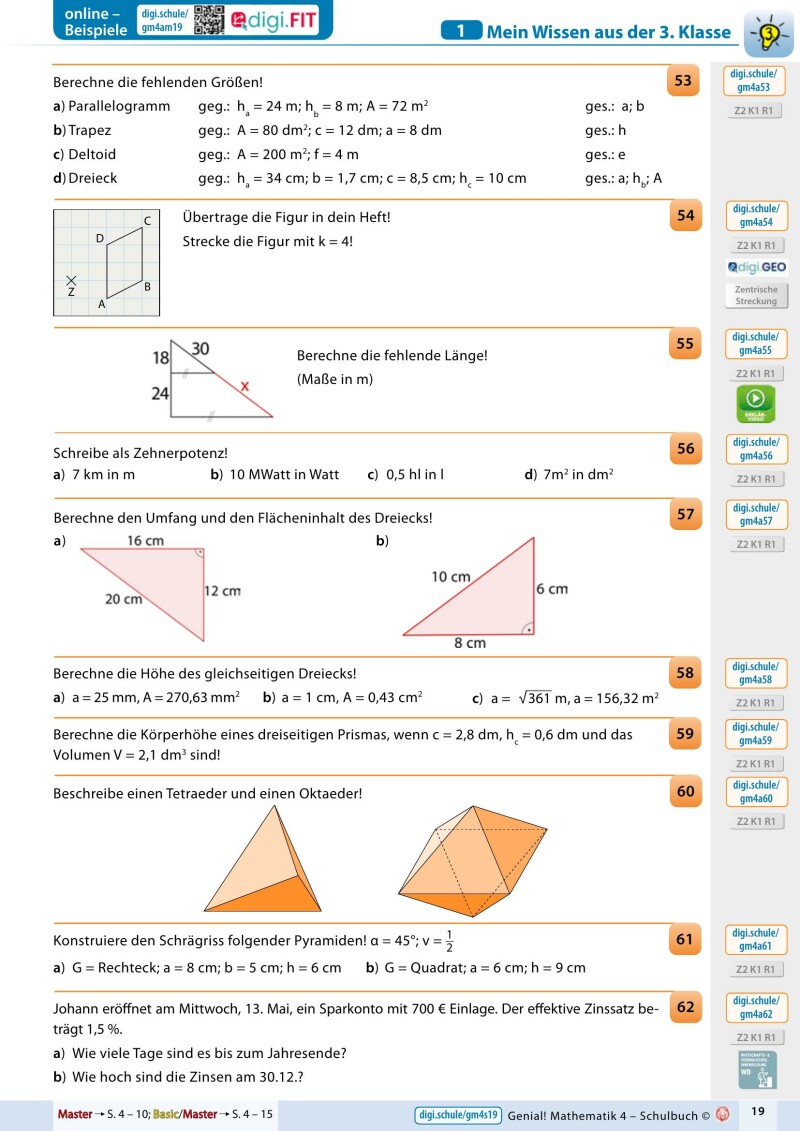 Genial! Mathematik 4 – Schulbuch IKT LP‘23 v.1.1