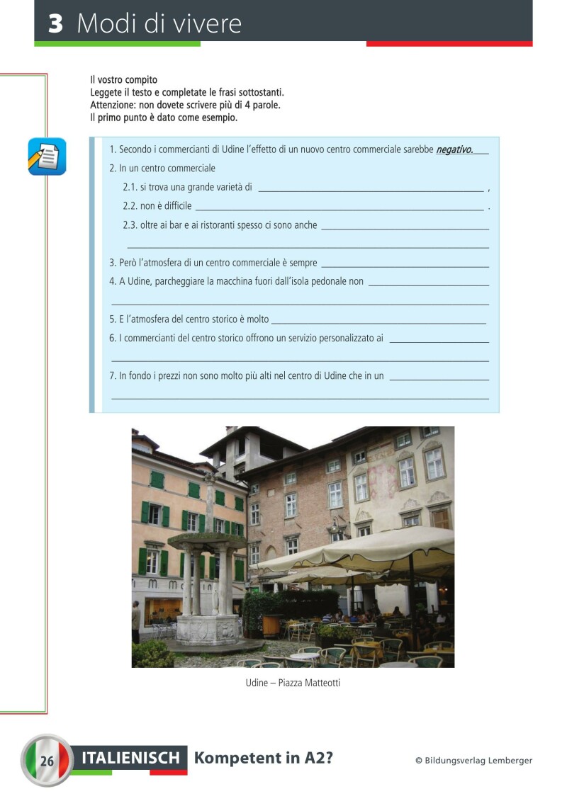 Italienisch – Kompetent in A2?_Übungsbuch / mit Audio-Files; inkl. Audio-CD