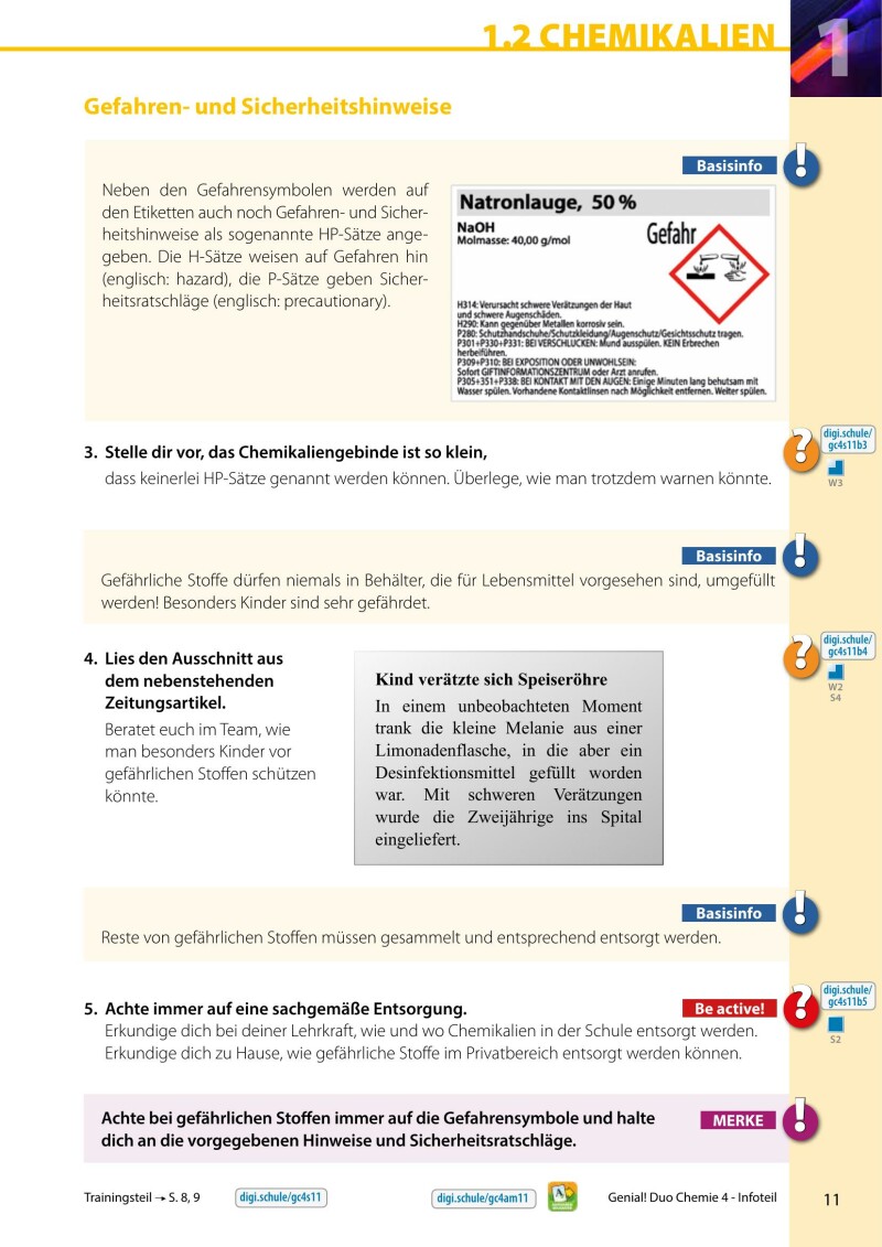 Genial! DUO Chemie 4 - Info-Teil