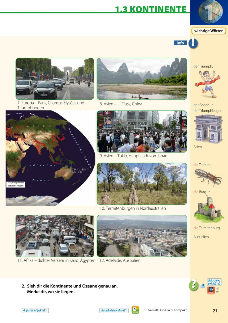 Genial! DUO Geographie 1 - KOMPAKT (mit Wortschatzheft und Lösungsheft)