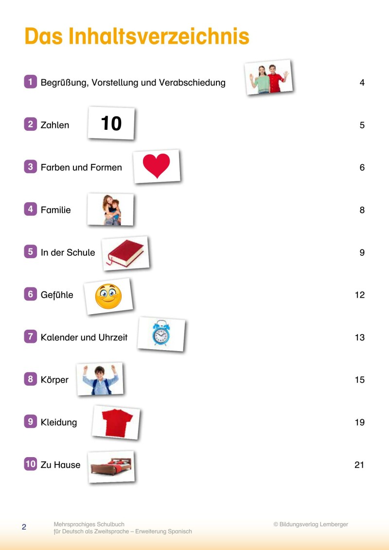 Trutnovskys sprachsensible Lernmaterialien für DaZ – Mehrsprachiges Lehrbuch für Deutsch als Zweitsprache / Erweiterung Spanisch