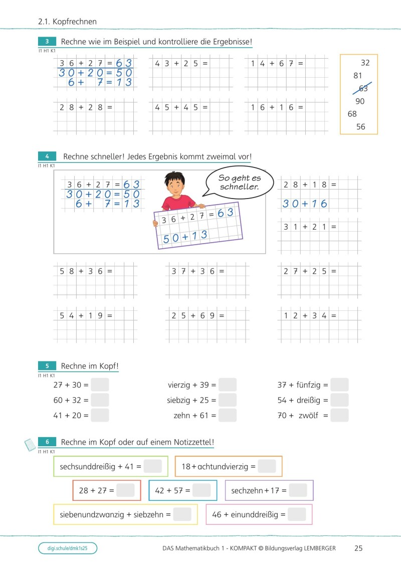 DAS Mathematikbuch 1 - KOMPAKT: Grundkompetenzen-Training (mit Gratis E-Book)