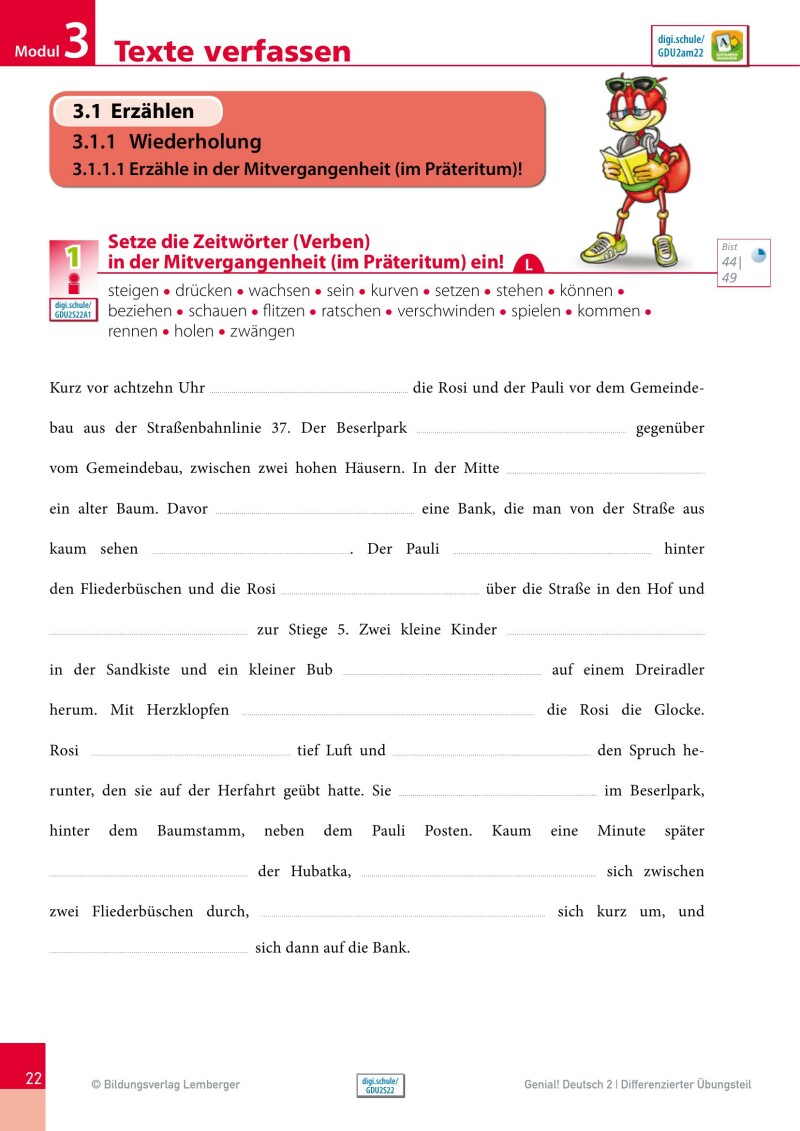 Genial! Deutsch 2 – Sprachbuch IKT / Lehrbuch Classic – Differenzierter Übungsteil