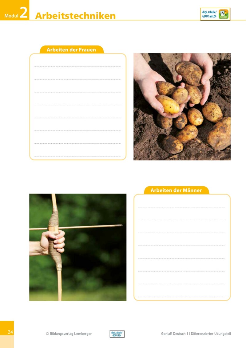 Genial! Deutsch 1 – Sprachbuch IKT / Schulbuch Differenzierter Übungsteil – Classic