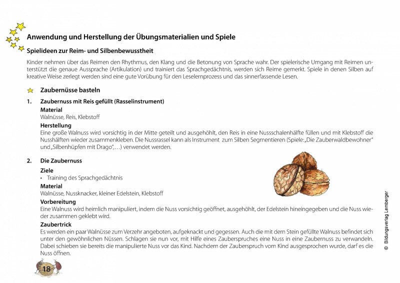 Drago im Zauberwald – Bilderbuch mit Fördermaterial: Die Zaubernuss