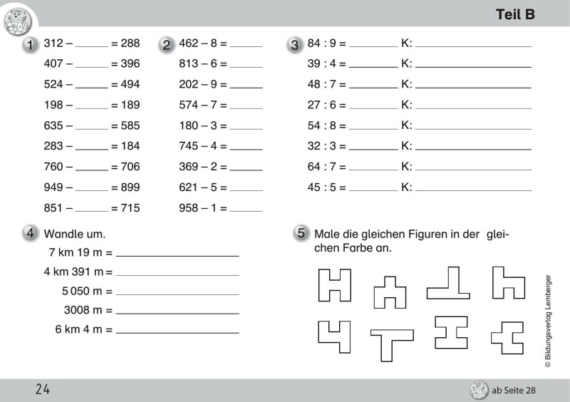 Mathetiger 3 NEU - Schulbuch Tigertrainer - Teil B (für das 2. Semester)