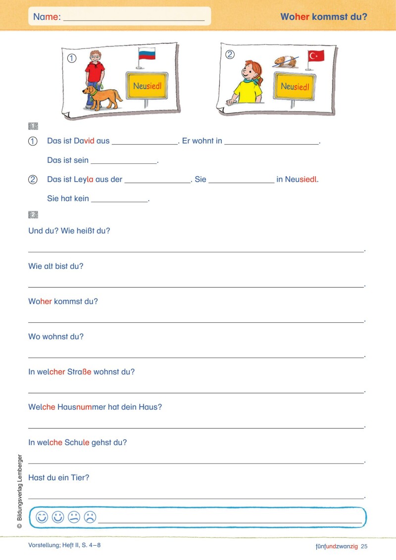 Willkommen – Deutsch als Zweitsprache: Lernkontrollen