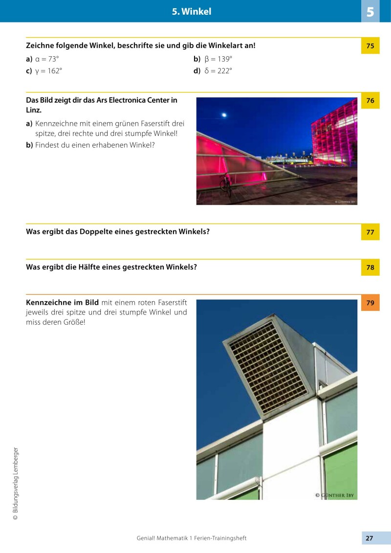 Genial! Mathematik 1 - Ich kann's!: Ferien-Trainings-Heft