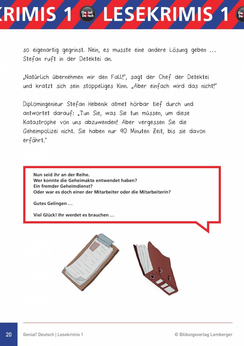 Genial! Deutsch - Lesekrimis 1