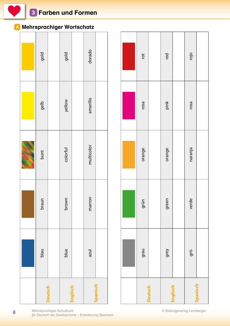 Trutnovskys sprachsensible Lernmaterialien für DaZ – Mehrsprachiges Lehrbuch für Deutsch als Zweitsprache / Erweiterung Spanisch
