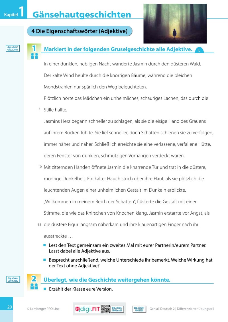 Genial! Deutsch 2 – Sprachbuch IKT LP’23 v.1.2 / Differenzierter Übungsteil