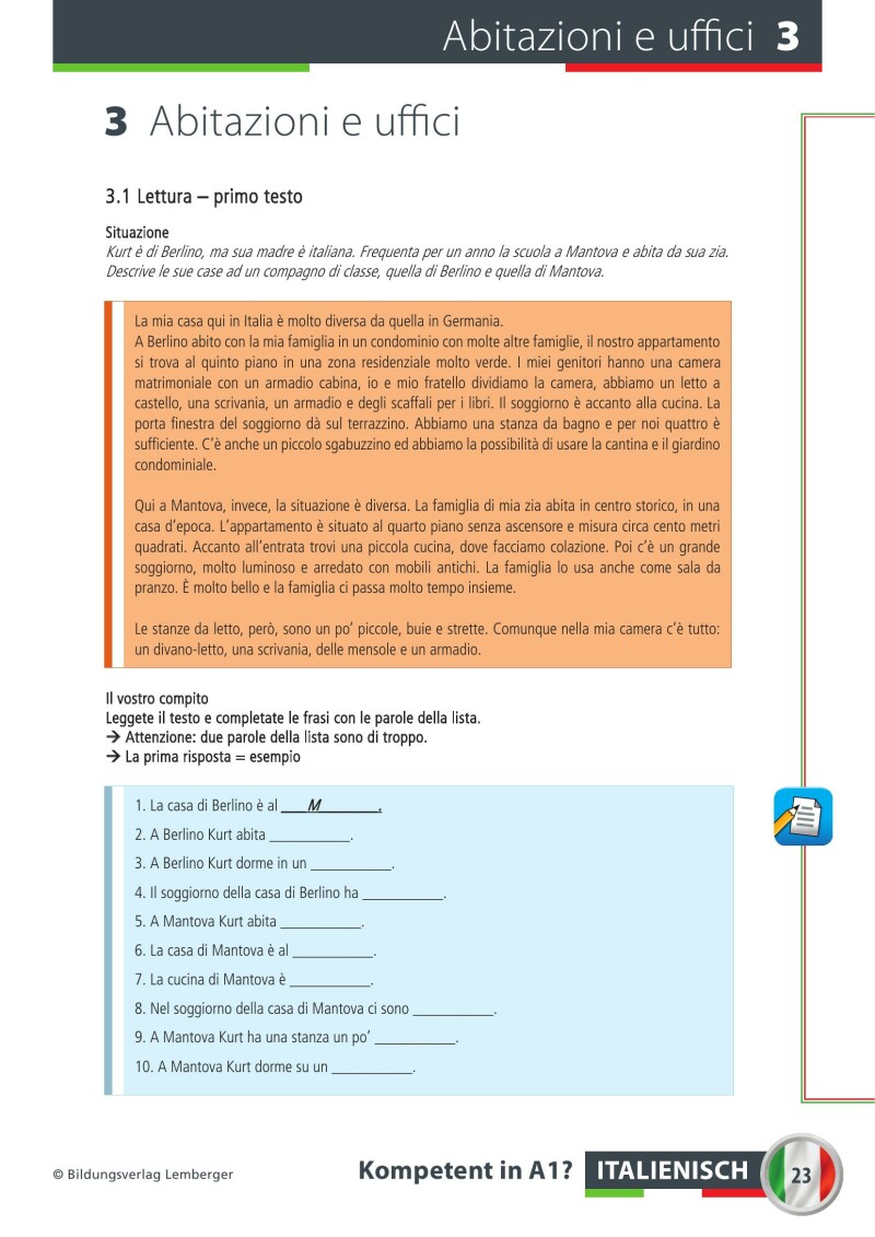 Italienisch Kompetent in A1? Arbeitsbuch inkl. Audio-CD