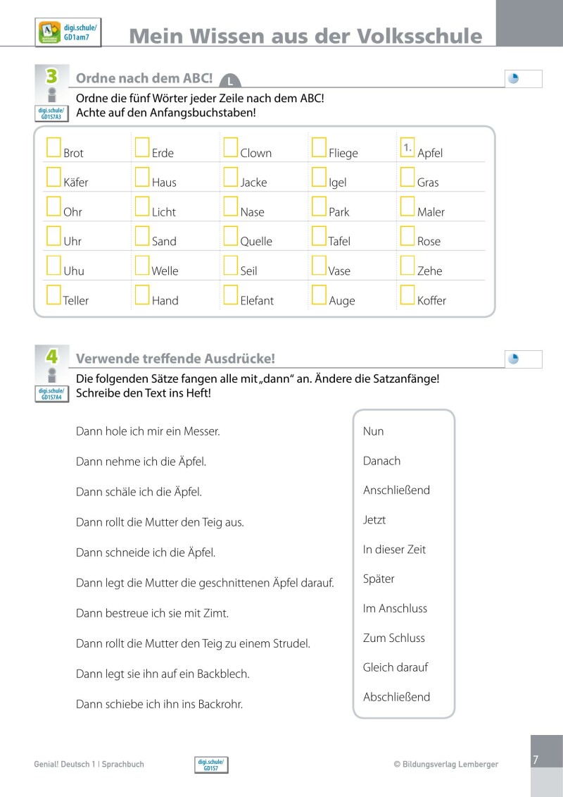 Genial! Deutsch 1 – Sprachbuch IKT / Schulbuch – Classic