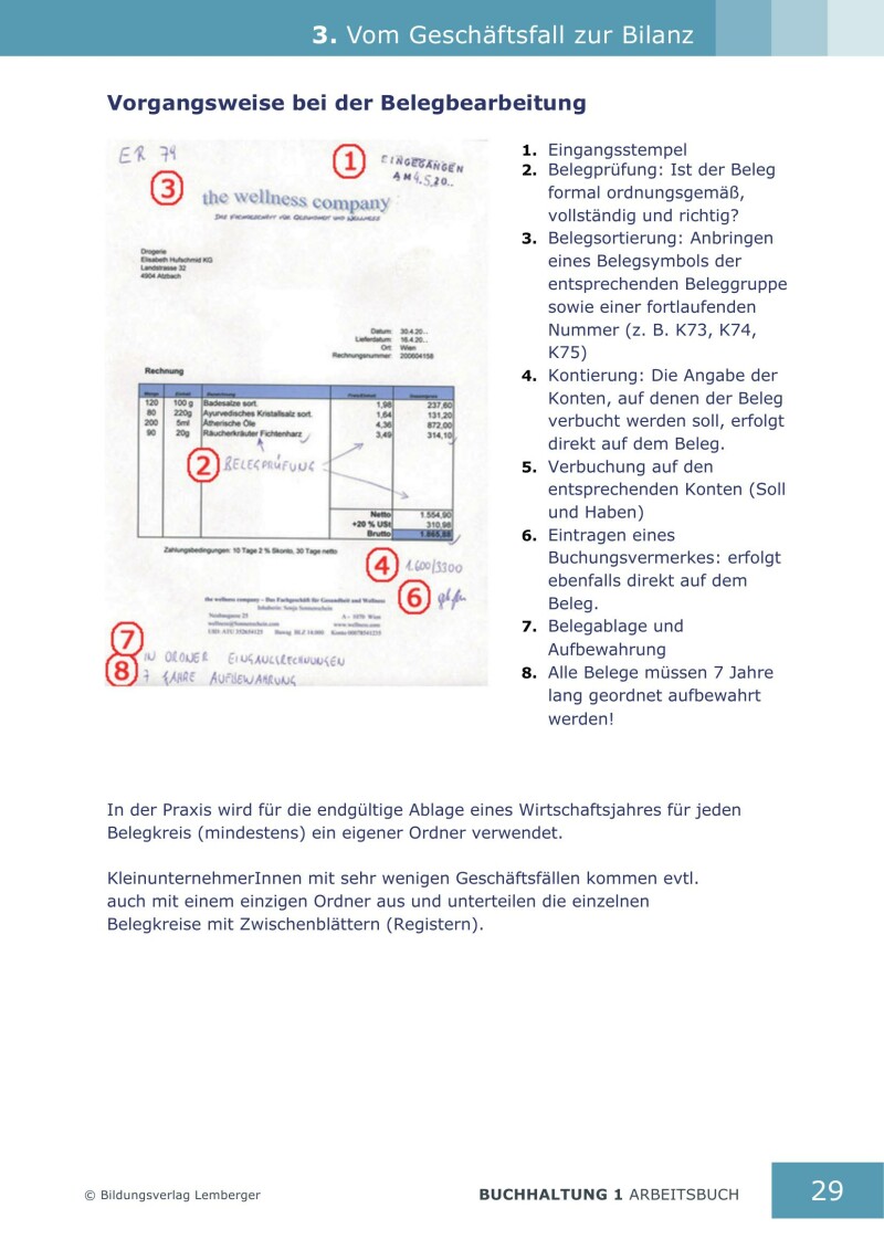 Buchhaltung 1 - Arbeitsbuch mit Lösungen