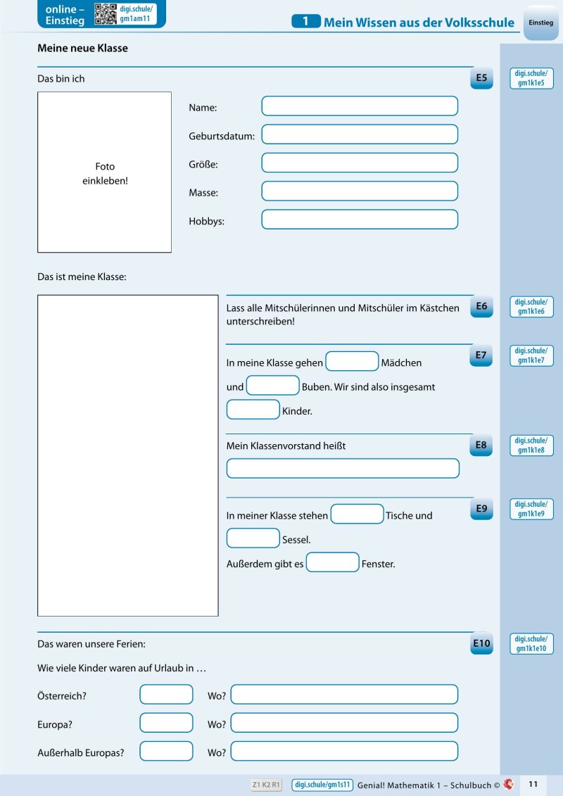 Genial! Mathematik 1 – Schulbuch IKT LP‘23 v.1.3
