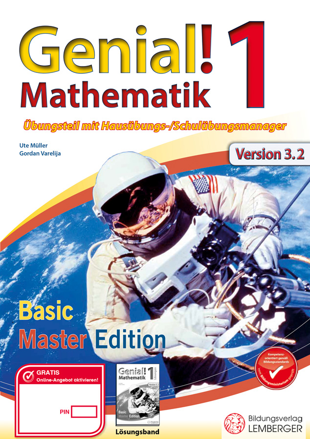 Genial! Mathematik 1 IKT – Übungsteil Basic + Master Edition v3.2 – Classic