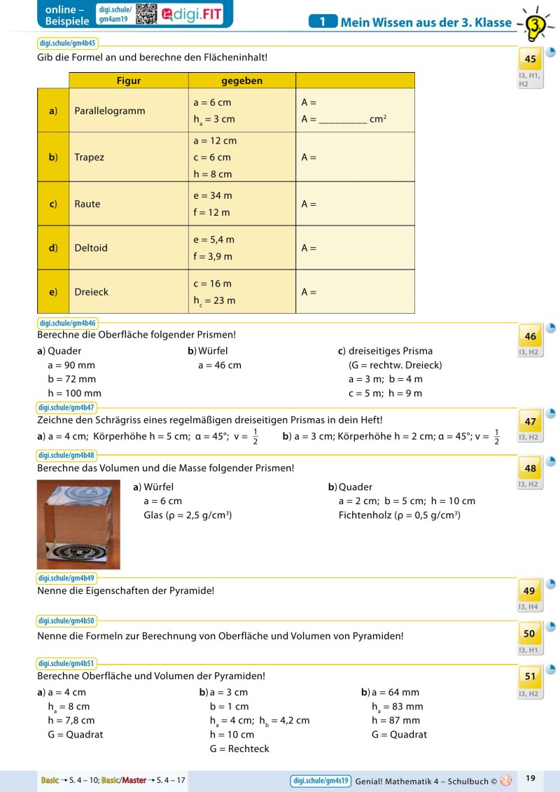 Genial! Mathematik 4 - eSquirrel Klassenlizenz