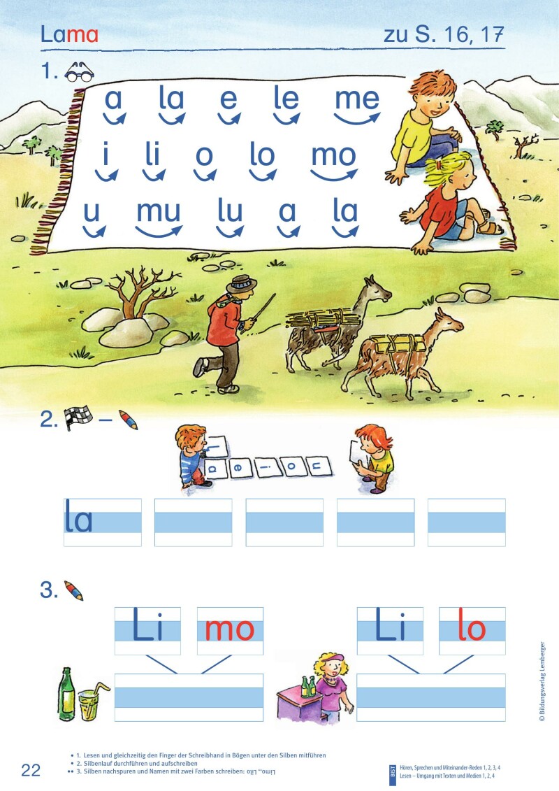 ABC der Tiere 1 – Schulbuch Kompaktausgabe: Lesen in Silben – Arbeitsheft – Teil A – Classic